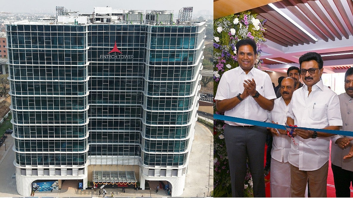 2 அடித்தளங்கள், 11 தளங்கள்.. ரூ.249 கோடியில் திறக்கப்பட்ட Fintech Tower.. முதல்வர் மு.க.ஸ்டாலின் !