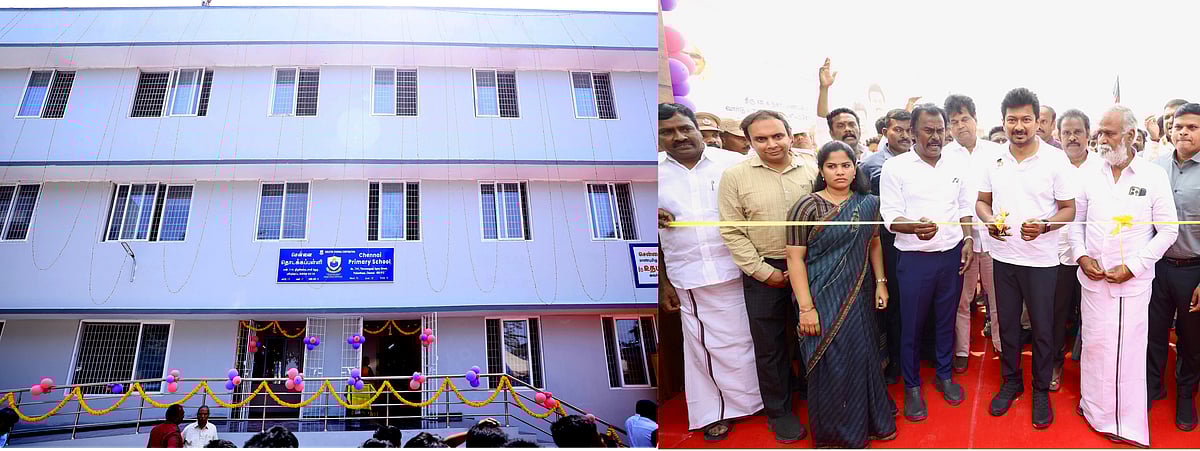 முத்தமிழறிஞர் கலைஞர் திருமண மாளிகை, புதிய பள்ளிக் கட்டடத்தை திறந்து வைத்தார் துணை முதலமைச்சர்!