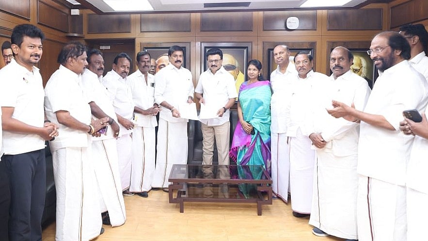 மாநிலங்களவை தேர்தல் - தி.மு.க கூட்டணியில் இடம் பெற்றுள்ள தே.மு.தி.க-விற்கு ஒரு MP சீட் ஒதுக்கீடு! 