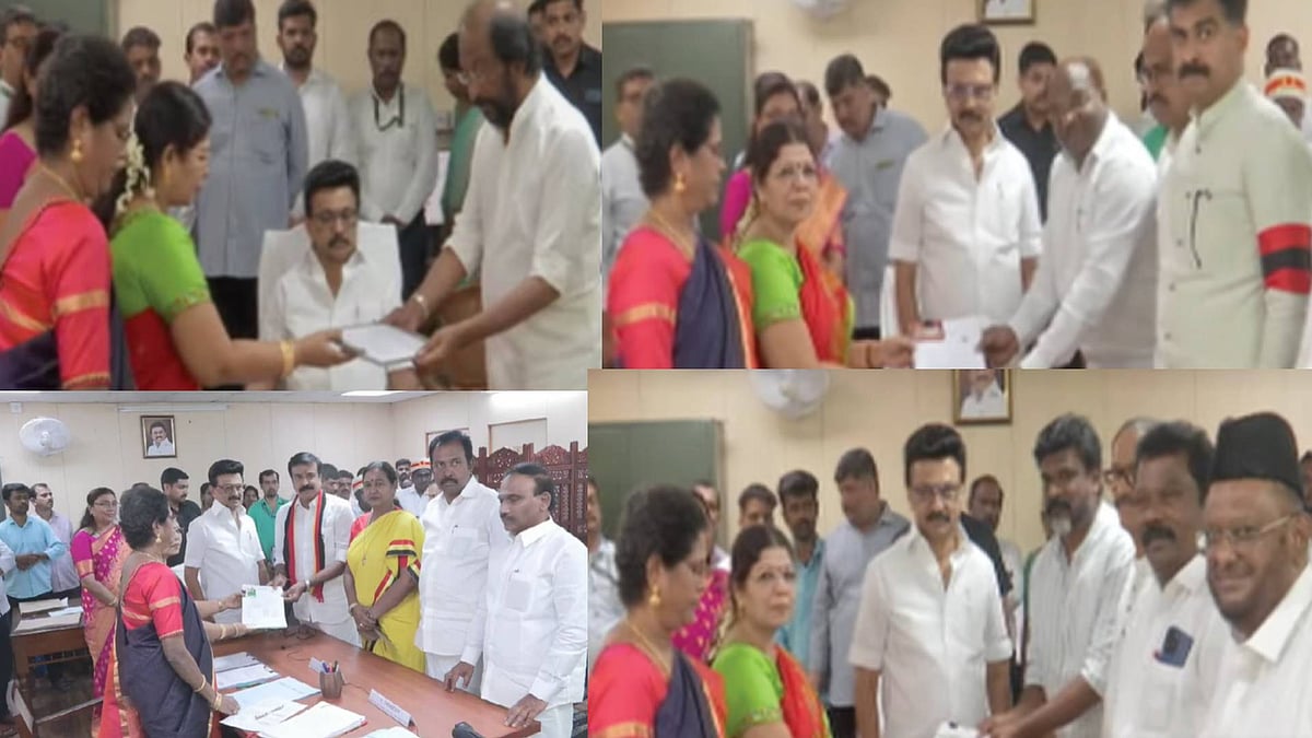 மாநிலங்களவை தேர்தல் : தி.மு.க மற்றும் கூட்டணி வேட்பாளர்கள் மனுத்தாக்கல்!