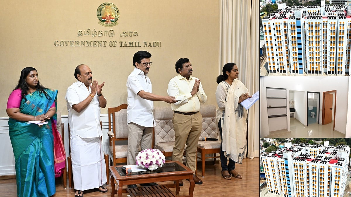 சுப்பிரமணியபுரத்தில் ரூ.62.68 கோடி 396 அடுக்குமாடி குடியிருப்புகள்... திறந்து வைத்தார் முதலமைச்சர்!