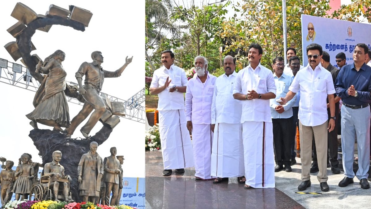 தடை... அதை உடை... “கற்றனைத் தூறும் அறிவு” சிலை திறப்பு.. சிலை கூறும் செய்தி என்ன? - விவரம்!