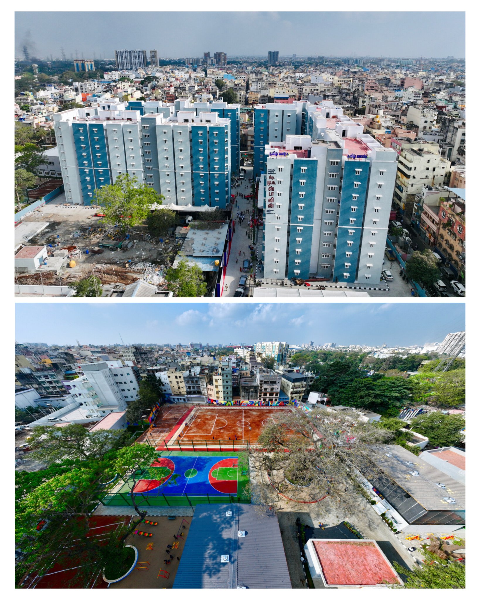 சென்னையில் 700 அடுக்குமாடி குடியிருப்புகள், திருமண மாளிகை, அச்சகம் ஆகியவை திறப்பு! : முழு விவரம் உள்ளே!