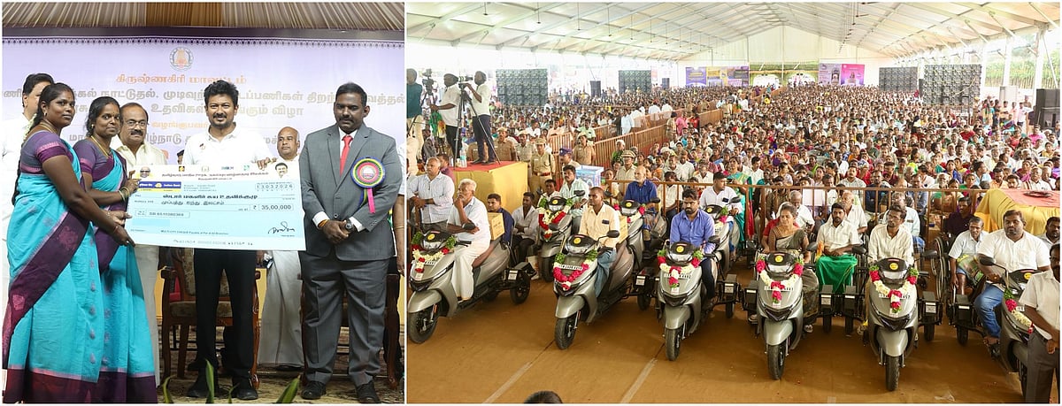 “100 கி.மீ தூரத்திற்கு அரசுப் பேருந்துகளில் கட்டணமின்றி பயணம்!” : கிருஷ்ணகிரியில் துணை முதலமைச்சர் உரை!