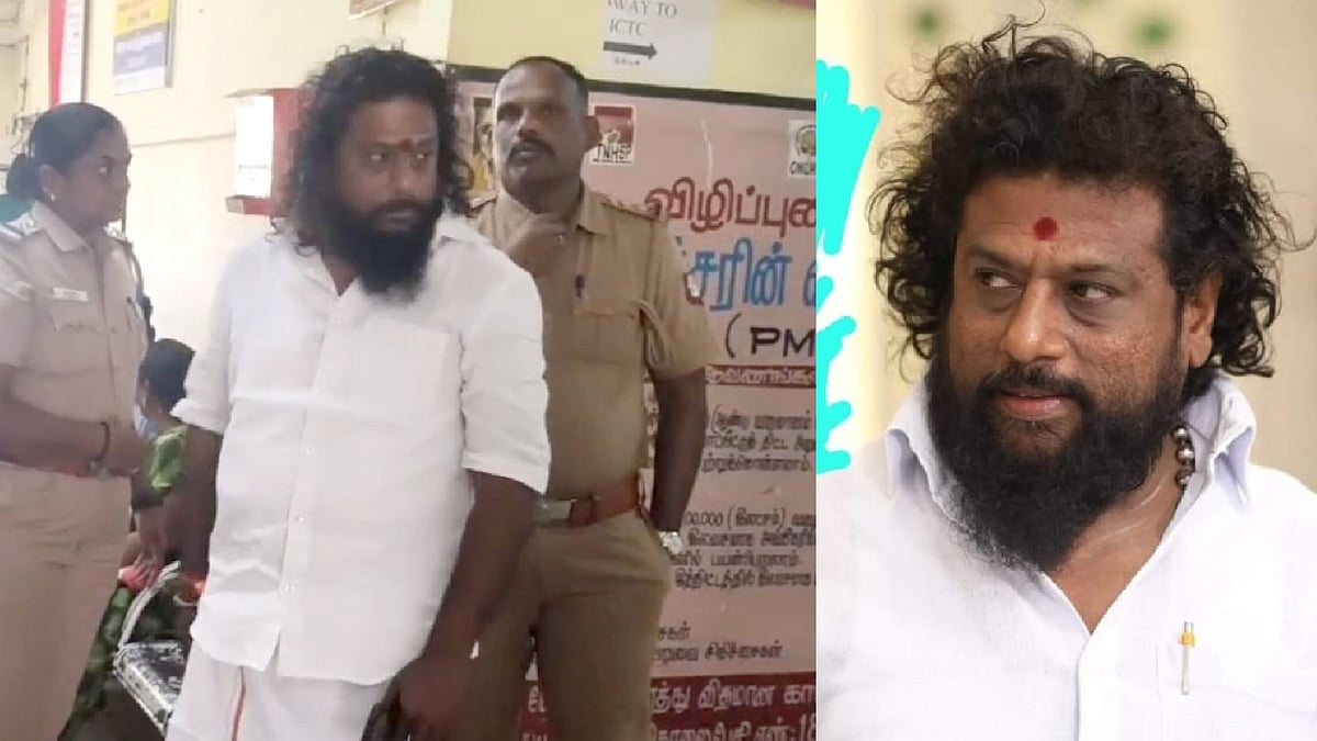 “வீடியோலாம் எடுக்க கூடாது...” - தேர்தல் அலுவலரை தடுத்த தஞ்சை பாஜக நிர்வாகி... அதிரடி காட்டிய போலீஸ்!