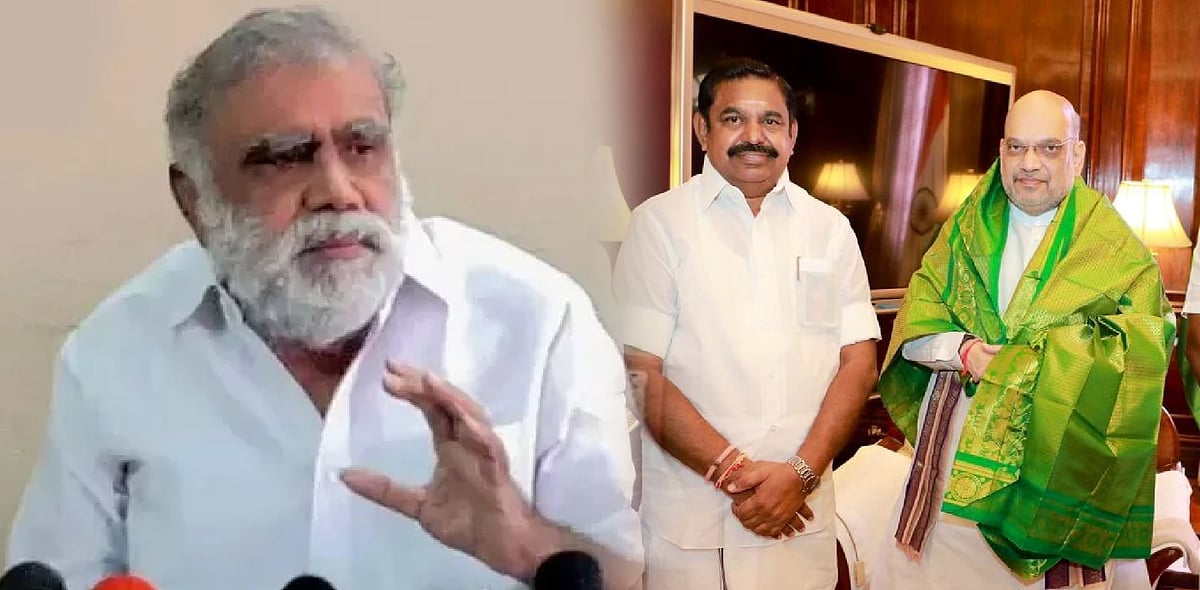 ”டெல்லியின் கண்ணசைவிற்கு ஆடும் பழனிசாமி.. இவர் தான் மக்களைக் காப்பாரா?”: அமைச்சர் இ.பெரியசாமி விமர்சனம்!