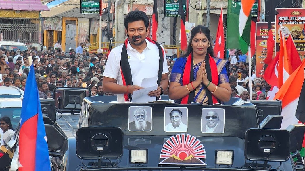 பா.ஜ.க-வையும் அ.தி.மு.க-வையும் விரட்டியடிப்போம் : காஞ்சிபுரத்தில் பிரச்சாரத்தை தொடங்கிய உதயநிதி ஸ்டாலின்!