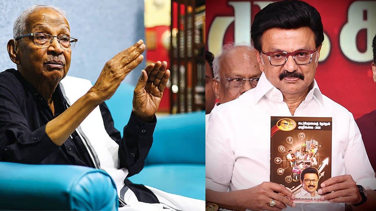 ”தி.மு.க.வின் தேர்தல் அறிக்கை தலைமுறை காக்கும் ஒளிவிளக்கு” : தி.க தலைவர் கி.வீரமணி வரவேற்பு!