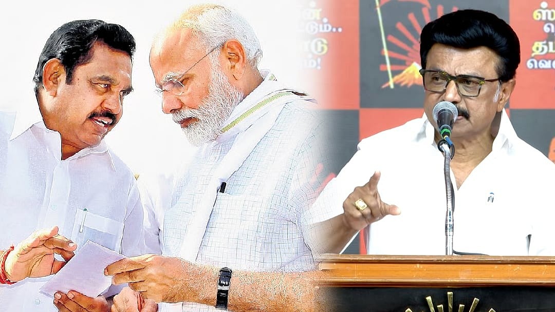 அமைதியை விரும்புவது தமிழ்நாட்டின் D.N.A.. அதைச் சிதைக்க துடிக்கும் NDA - மதுரையில் கர்ஜித்த முதலமைச்சர்!