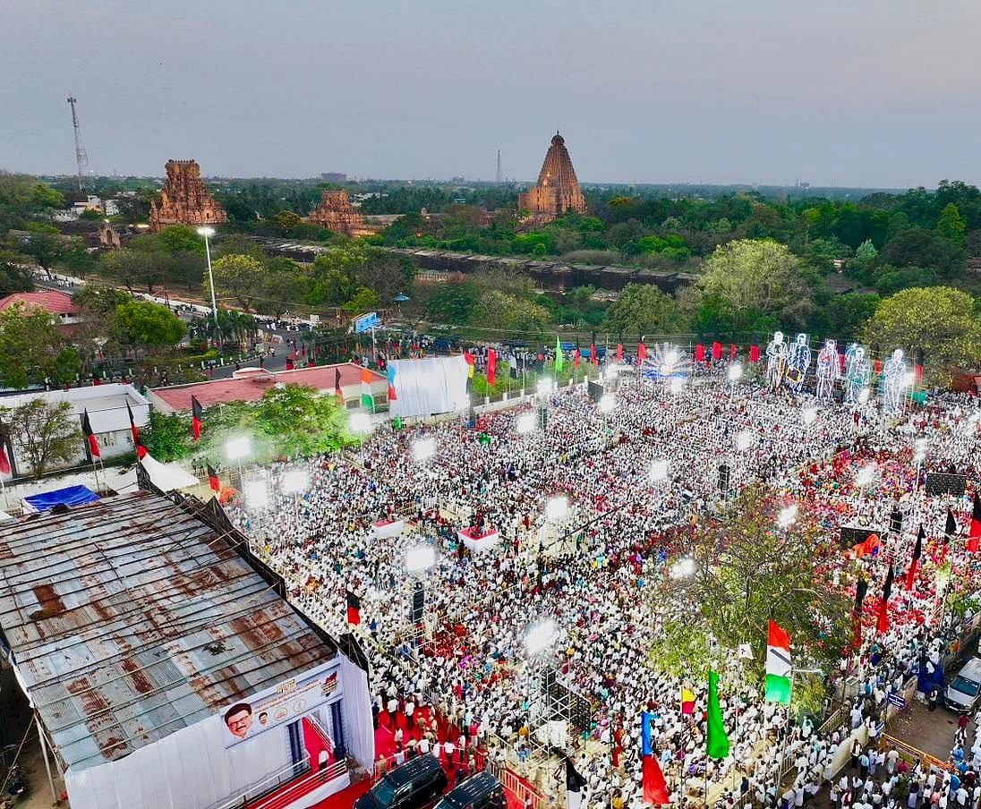 “அவர்களது மூட நம்பிக்கைகளை உடைக்கிறேன் பாருங்கள்…” - தஞ்சையில் முதலமைச்சர் மு.க.ஸ்டாலின் சூளுரை!