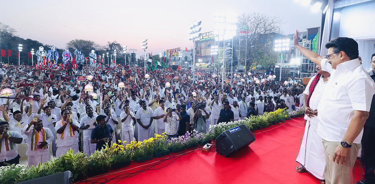 “அவர்களது மூட நம்பிக்கைகளை உடைக்கிறேன் பாருங்கள்…” - தஞ்சையில் முதலமைச்சர் மு.க.ஸ்டாலின் சூளுரை!
