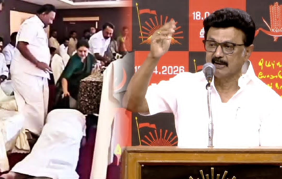 “இனி தப்பாட்டம் என்னோடு ஆடாதே, அட அப்புறமா குட்டுப்பட்டு ஓடாதே!” : திருப்பூரில் முதலமைச்சர் பிரச்சார உரை!