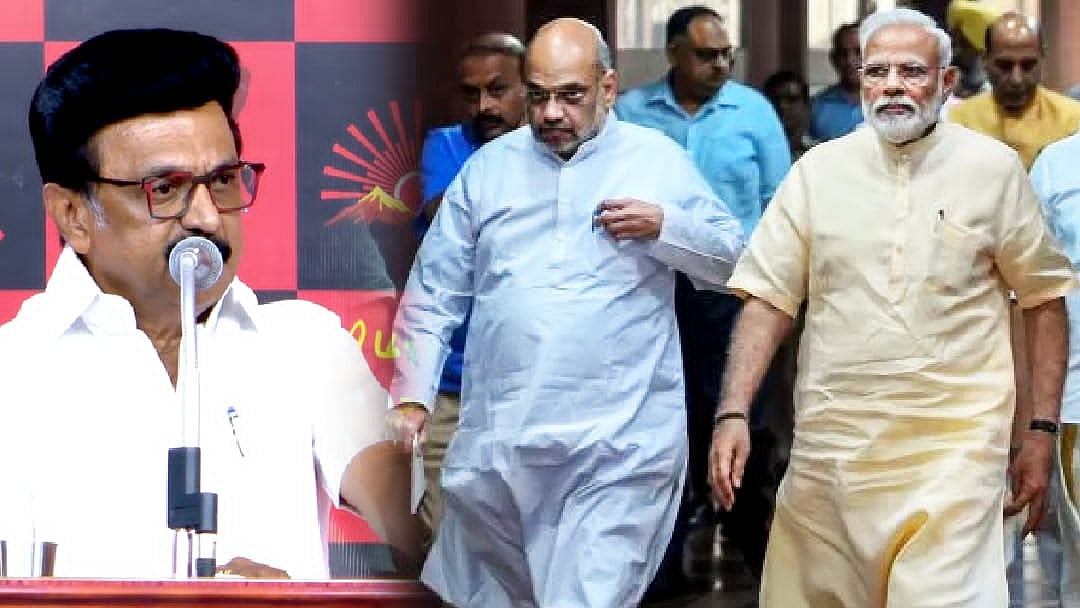 ”மண்ணைக் கவ்விய N.D.A. கூட்டணி; ஆணவ பா.ஜ.க.வின் வீழ்ச்சி தொடங்கியது” : முதலமைச்சர் மு.க.ஸ்டாலின் பேச்சு!