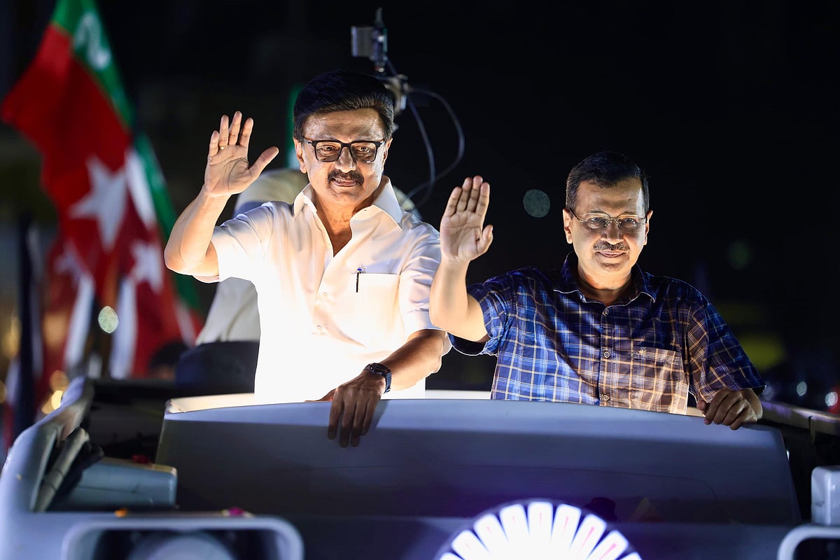 ”திராவிட மாடல் அரசின் திட்டங்கள் தொடர திமுக ஆட்சி வேண்டும்” : சென்னையில் அரவிந்த் கெஜ்ரிவால் பேச்சு!