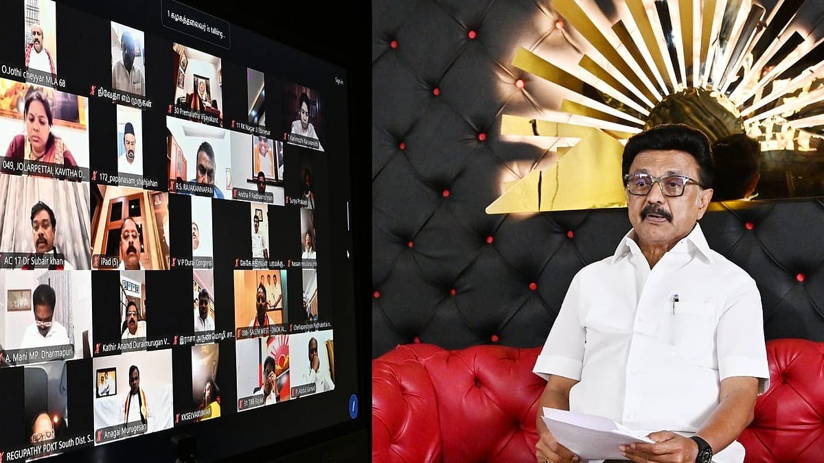 ”பரபரக்கும் களம்.. தி.மு.க மற்றும் கூட்டணிக் கட்சியினருடன் முதலமைச்சர் மு.க.ஸ்டாலின் இறுதிக்கட்ட ஆலோசனை”!