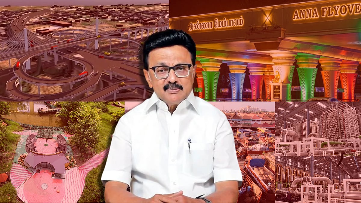 அண்ணா மேம்பாலம் தொடங்கி கடல்நீரை குடிநீராக்கும் திட்டம் வரை.. சென்னையை வளப்படுத்திய திமுக!