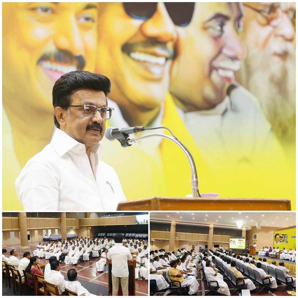 மக்களுக்கு நன்றி.. தலைவருக்கு அதிகாரம்.. : தி.மு.க எம்.எல்.ஏ.க்கள் கூட்டத்தில் தீர்மானம்! (முழு விவரம்)