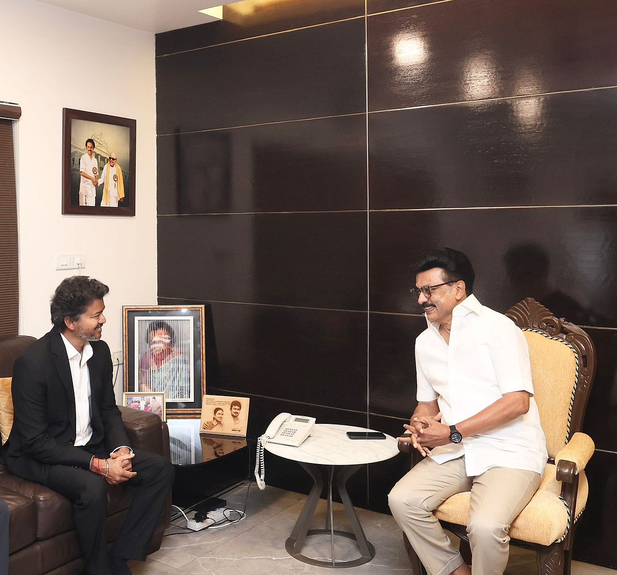 “விஜய்க்கு என் அன்புநிறை வாழ்த்துகளையும், ஆலோசனைகளையும் வழங்கினேன்!” : தி.மு.க தலைவர் மு.க.ஸ்டாலின்!