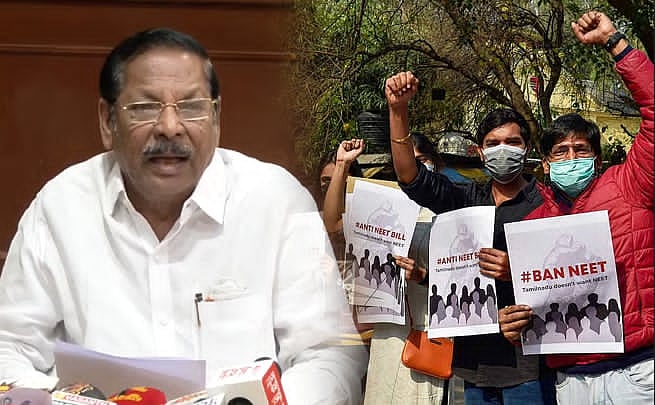 மாணவர்களின் கல்வி கனவை பறிப்பதா? - நீட் எதிர்ப்பு போராட்டத்தில் திமுகவினர் பங்கேற்பு: RS.பாரதி அறிக்கை!