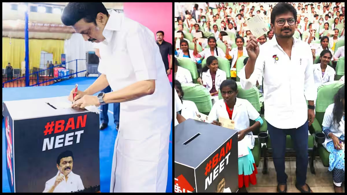 “நீட் எனும் மோசடித் தேர்வுக்கு முற்றுப்புள்ளி எப்போது?” : முரசொலி தலையங்கம் கேள்வி!
