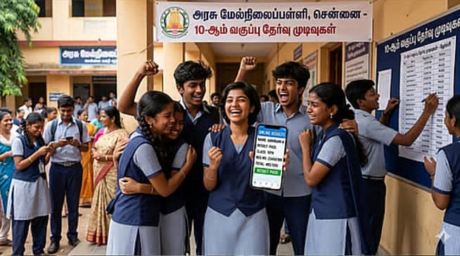 ”வெளியான 10ம் வகுப்பு பொதுத்தேர்வு முடிவுகள்.. எகிறிய தேர்ச்சி விகிதம்.. அசத்திய மாணவிகள்” - முழு விவரம்!