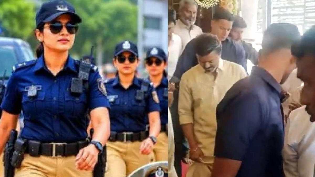 ‘சிங்கப்பெண் திட்டம்’ ரத்தான நாளில்... பட்டு வேட்டி - சட்டையில் கலக்கிய ‘போட்டோ’ முதல்வர் விஜய்! 