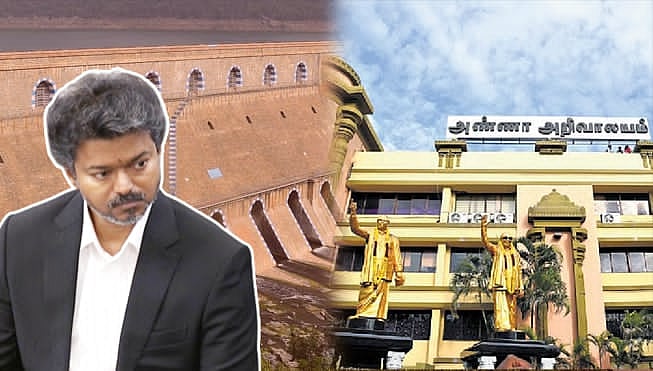 கர்நாடகம் சென்ற விஜய் - காவிரி நீரை கொண்டு வருவாரா? : தி.மு.க கேள்வி!