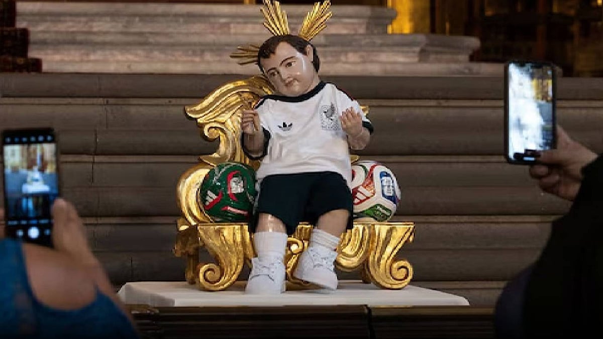 “FIFA WorldCup.. ‘கால்பந்து குழந்தை இயேசு’ ரசிகர்களின் அளவிலா அன்பு” - சுவாரசிய சம்பவத்தின் பிண்ணனி!”