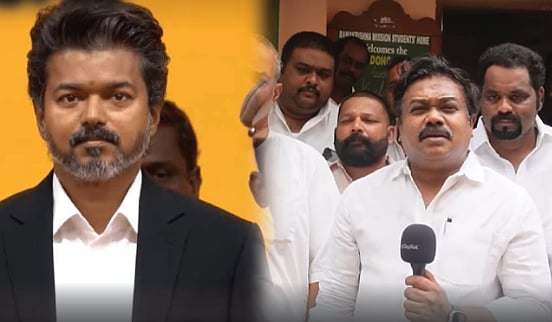 மீண்டும் மதமாற்ற தடைசட்டமா?;
பா.ஜ.க அஜெண்டாவுக்கு வேலை பார்க்கும் த.வெ.க : தி.மு.க கண்டனம்!