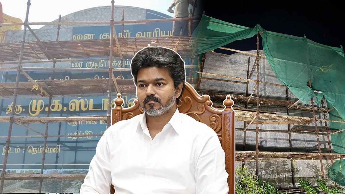 “ஸ்டிக்கர் விஜய் அரசே.. வெட்கமே இல்லையா?” : தி.மு.க கடும் கண்டனம்!