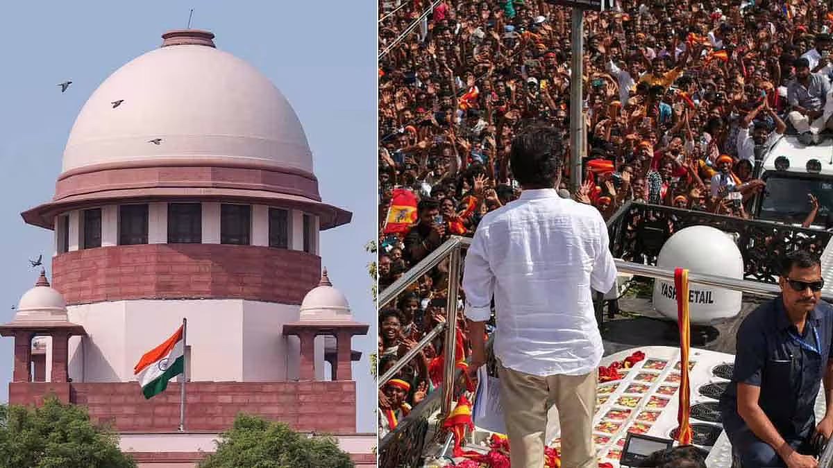 கரூர் கொடுந்துயரம் : சாட்சிகளை அச்சுறுத்தும் விஜய் - உச்சநீதிமன்ற கண்காணிப்புக் குழுவிடம் தி.மு.க. மனு!