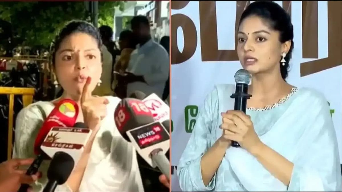“நான் விஜய் Fan..” : மாணவர்கள் போராட்டத்தில் பேச்சு.. மூக்குடைபட்டு திரும்பிய சனம் செட்டி - என்ன நடந்தது?