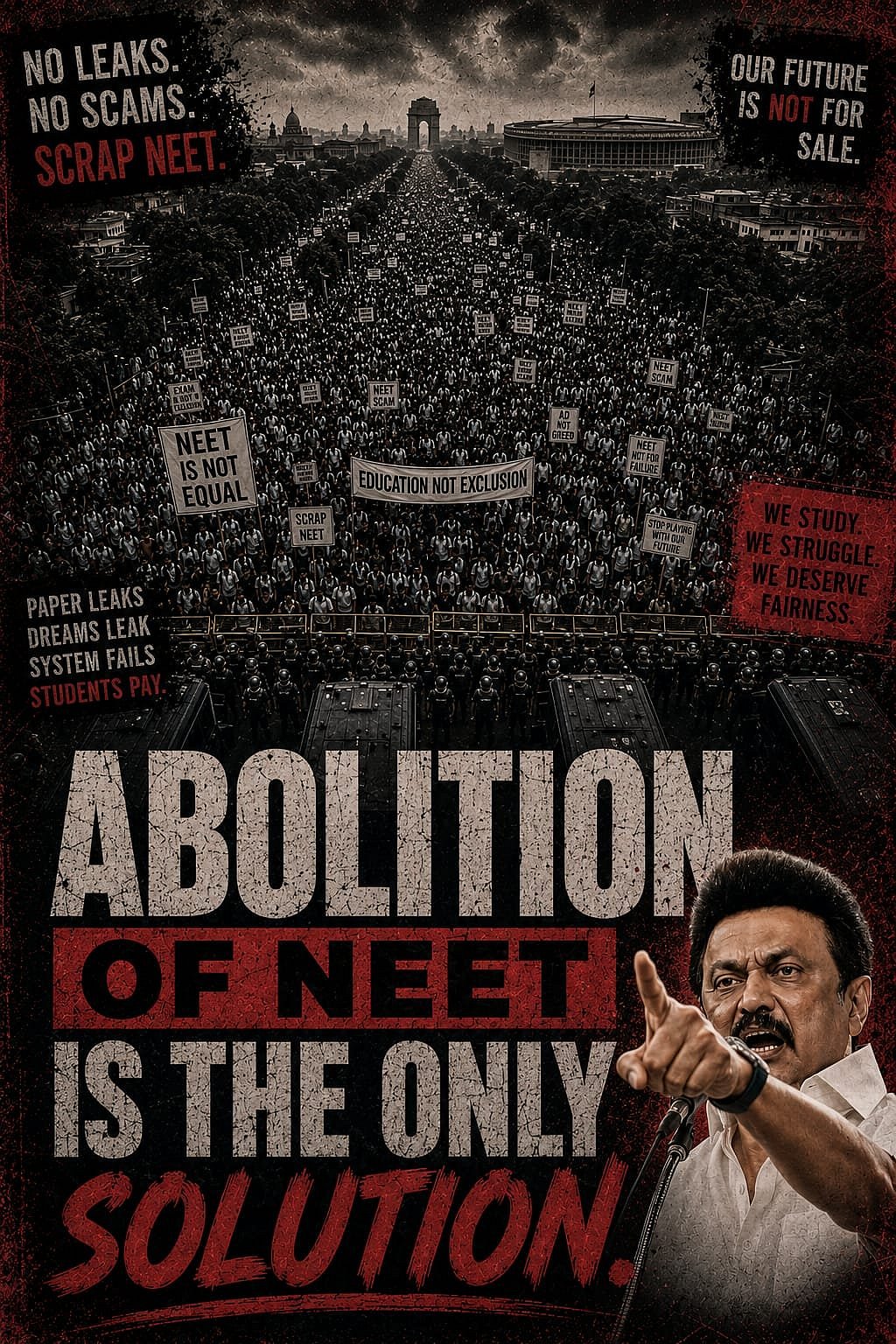 “நீட் தேர்வு ரத்துதான் நிரந்தரத் தீர்வு; அதைத்தான் நாடு எதிர்பார்க்கிறது!” : முரசொலி தலையங்கம்!