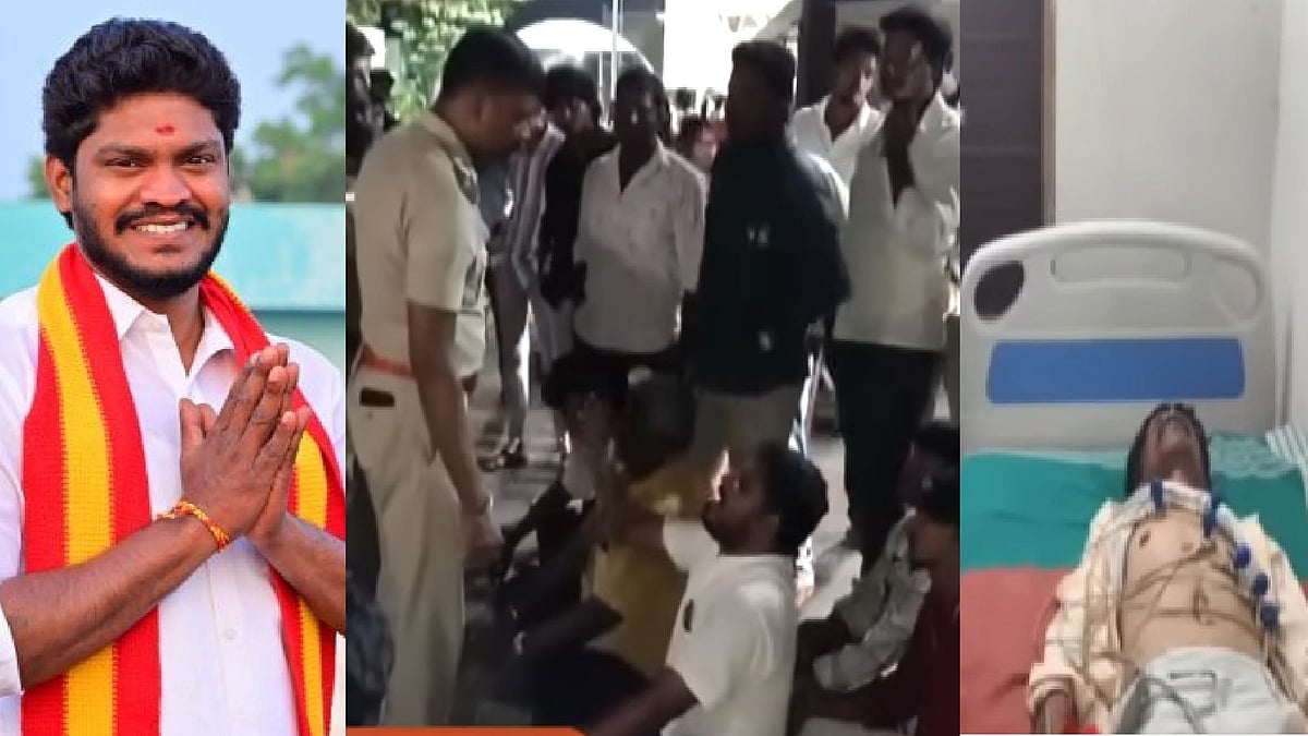 எஸ்.ஐ. கண்முன்னே பத்திரிகையாளர்கள் மீது கொடூரத் தாக்குதல்... த.வெ.க எம்.எல்.ஏ. அடாவடி - குவியும் கண்டனம்!