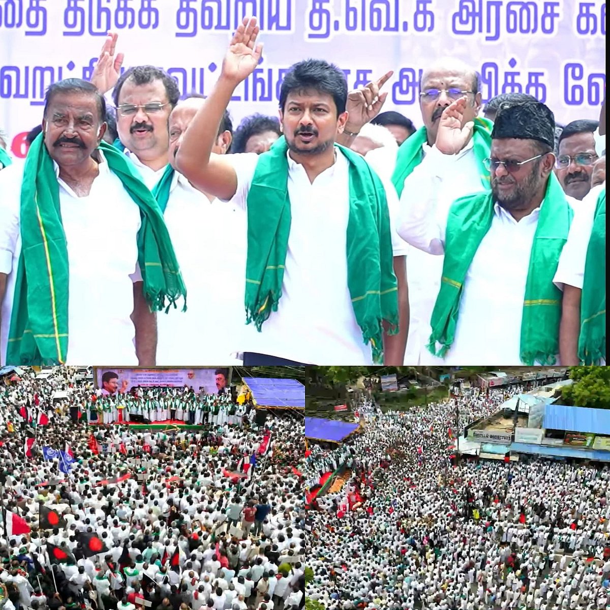 “கடந்த 5 ஆண்டுகளாக தண்ணீர் வந்தது... ஆனால் இந்த ஆண்டு?” - விஜயை வறுத்தெடுத்த உதயநிதி ஸ்டாலின்!