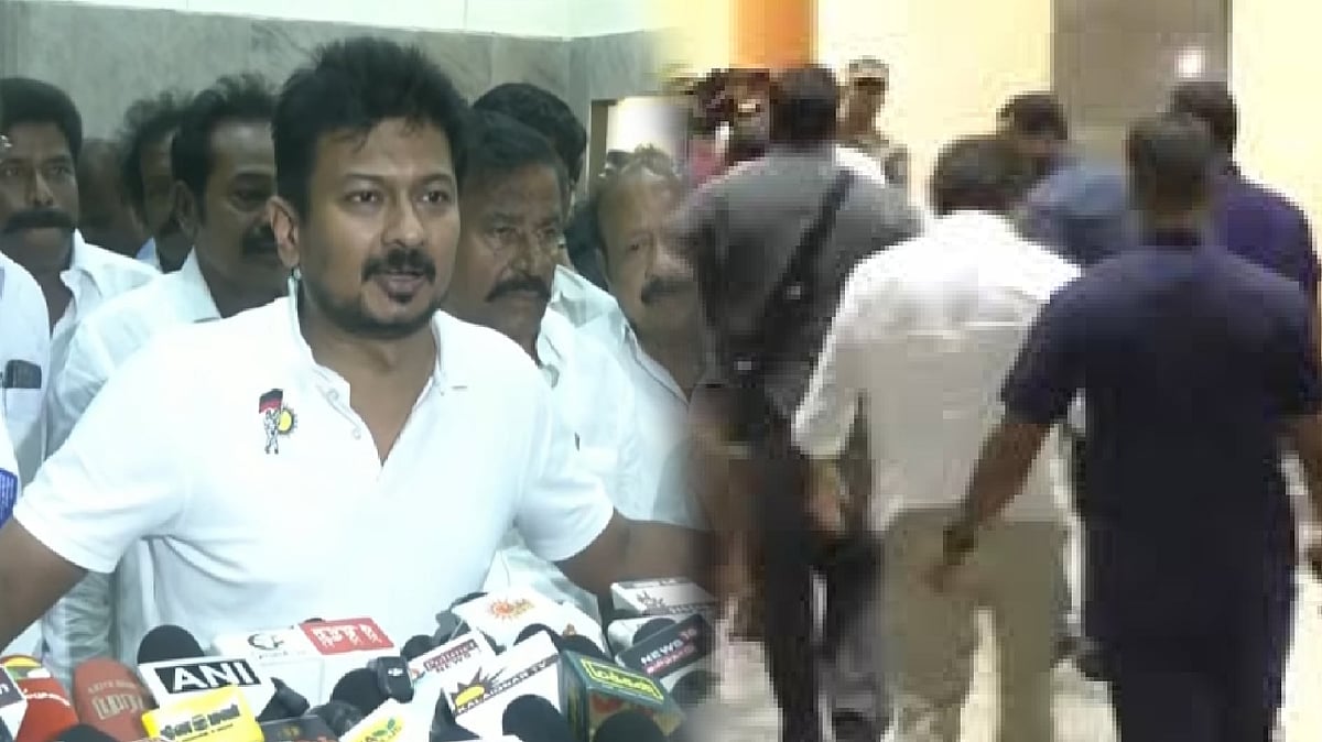 “புறமுதுகு காட்டி ஓடுகிறவர்கள் நாங்கள் இல்லை; மக்களோடு மக்களாக இருந்து எதையும் எதிர்கொள்வோம்!” : உதயநிதி!