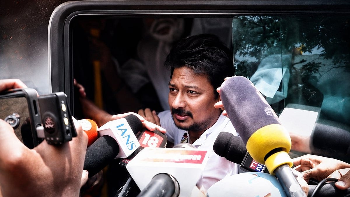“கைதுக்கு பயமில்லை... எதுவானாலும் நேருக்கு நேர் சந்திப்பேன்” – கெத்தாக பேட்டியளித்த உதயநிதி ஸ்டாலின்!