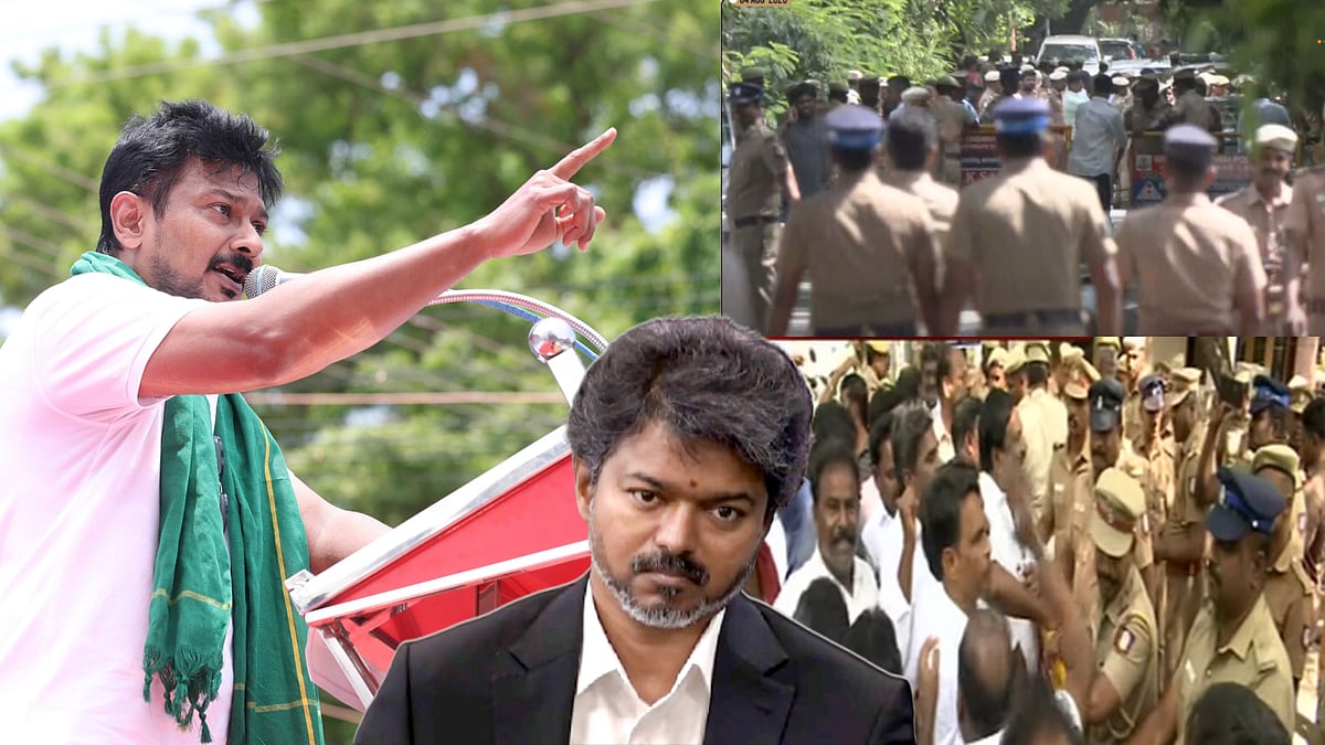 “நாளை விவசாயிகளுக்கு ஆதரவாக கேள்வி எழுப்புவேன்..” - பயத்தில் உதயநிதி வீட்டில் போலீசை குவித்த தவெக அரசு!