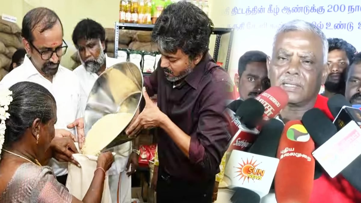 ”இந்த திட்டத்தில் கை வைத்தால் த.வெ.க அரசின் கதை முடிந்தது” - CPM செயலாளர் பெ.சண்முகம் எச்சரிக்கை!