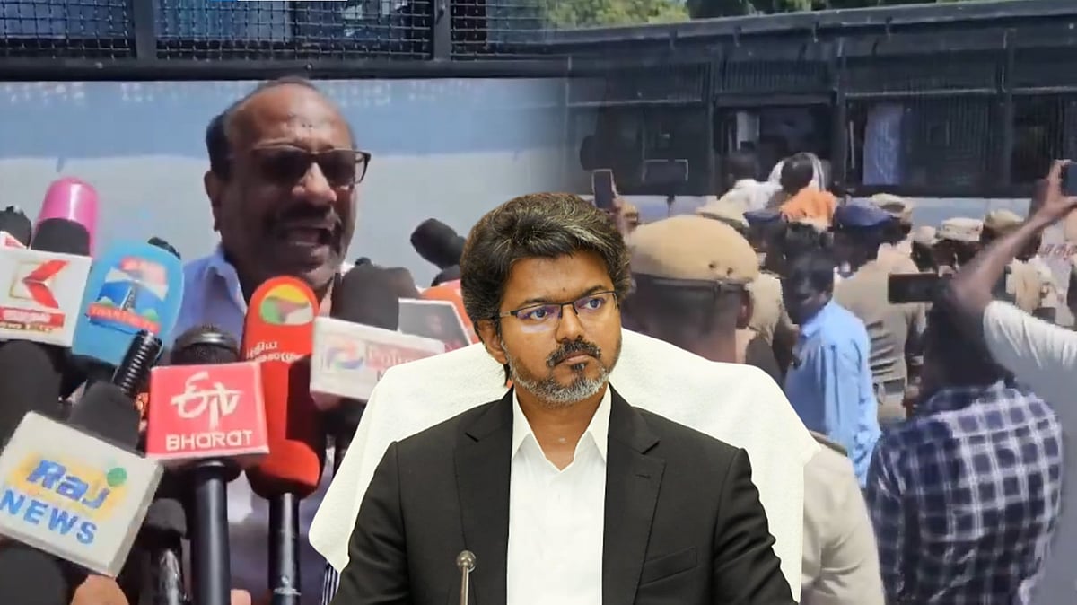 கைது செய்வதுதான் ஒரு ஜனநாயக அரசின் பணியா? : த.வெ.க அரசுக்கு DMK IT Wing சரமாரி கேள்வி!