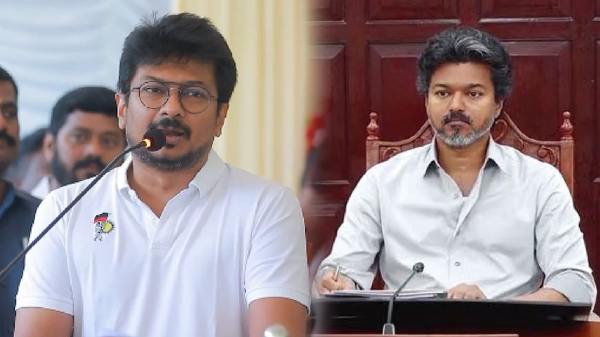 “வரலாற்றிலேயே இல்லாத டம்மி முதலமைச்சர்.. ஸ்டிக்கர் ஒட்டி பொய் பரப்புகின்றனர்” : உதயநிதி ஸ்டாலின் பேச்சு!