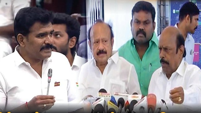 அமைச்சர் நிர்மல்குமார் மீது உரிமை மீறல் நடவடிக்கை எடுக்க வேண்டும் : சபாநாயகரிடம் தி.மு.க கடிதம்!