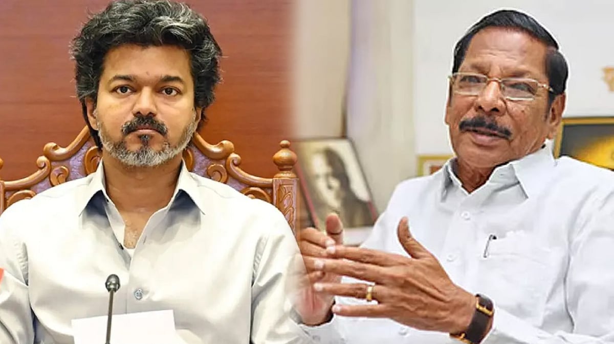“லண்டன் போய் முதலீடு ஈர்த்த லட்சணம் என்னன்னு தெரிஞ்சு போச்சு..” - விஜயை வெளுத்து வாங்கிய ஆர்.எஸ்.பாரதி!