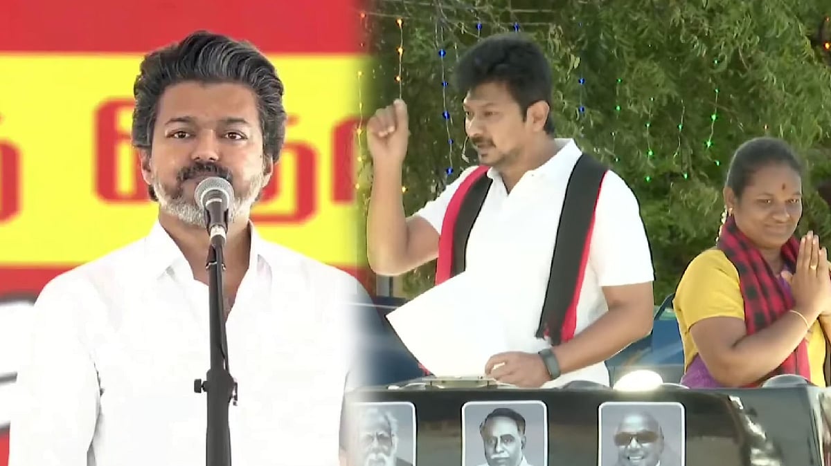 “அதிமுக MLA-களை Whole Sale-ல் வாங்கும் தவெக.. திணிக்கப்பட்ட இடைத்தேர்தல்” : தாராபுரத்தில் உதயநிதி பேச்சு!