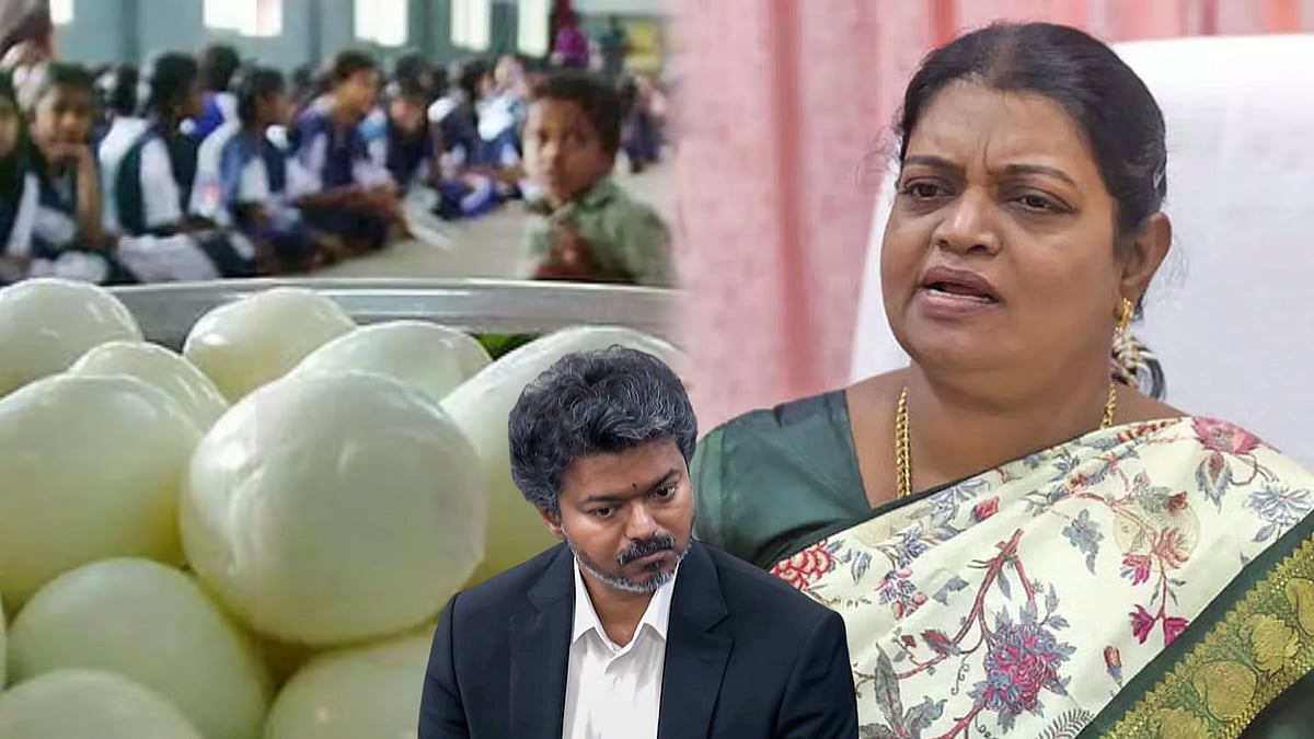 16 ஆண்டுகளாக வழங்கிவந்த ‘முட்டைகள்’ தவெக ஆட்சியில் நிறுத்தம்! - முன்னாள் அமைச்சர் கீதா ஜீவன் கண்டனம்!