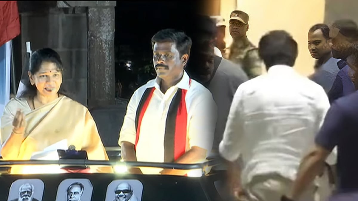 “பா.ஜ.க.வின் இன்னொரு கிளை தான் த.வெ.க ; முதல்முறையாக உண்மையை சொன்ன விஜய்” : கனிமொழி எம்.பி பேச்சு!