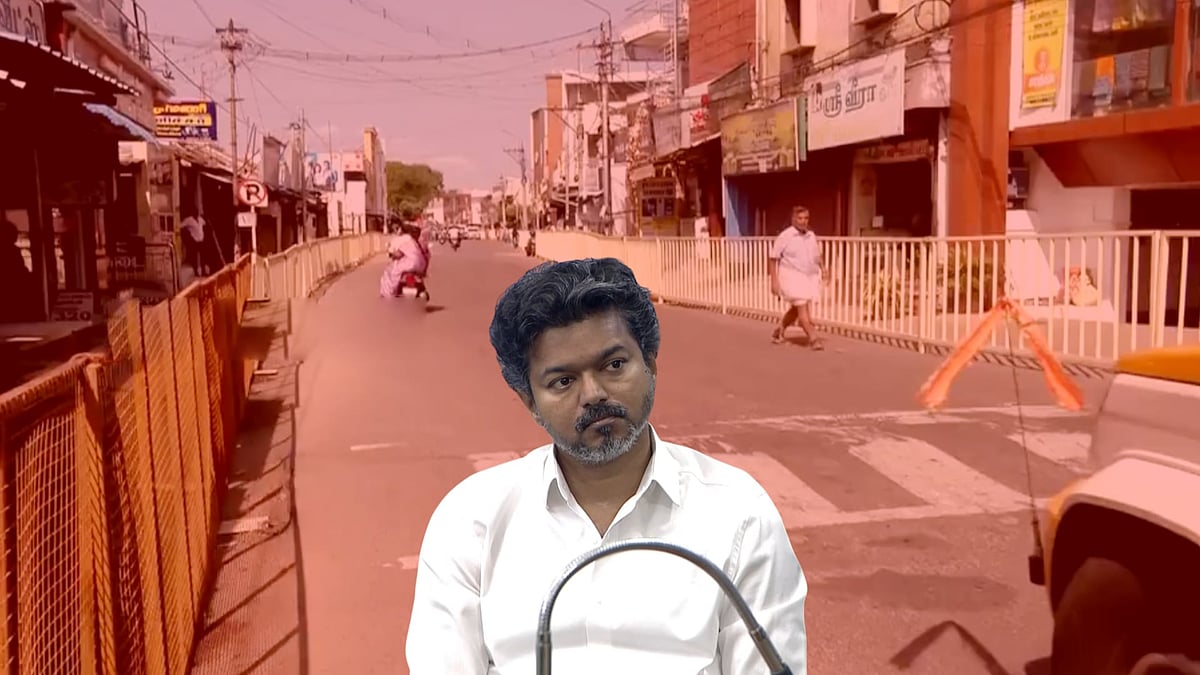 கோவை முதல் திருப்பூர் வரை சாலைகளின் இருபுறமும் தடுப்புகள்! - முதலமைச்சர் விஜய் வருகையால் மக்கள் அவதி!