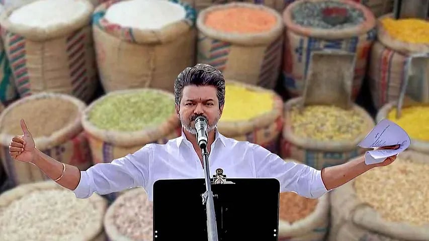உணவுப் பொருட்களின் விலை உயர்வில் தமிழ்நாடு முதலிடம்! - தவெக-வின் தோல்வி நிர்வாகத்திற்கு முரசொலி கண்டனம்!