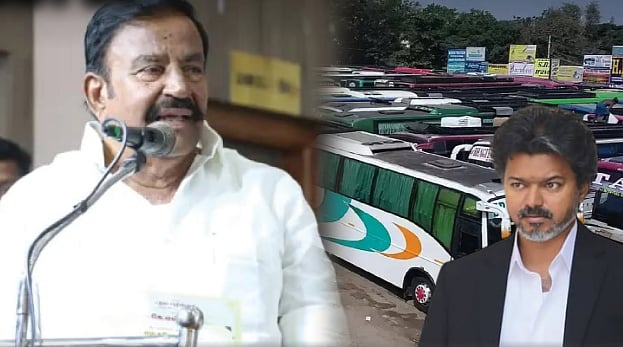 “ஆம்னி பஸ்ஸில் 8 மடங்கு கொள்ளை ; மக்களின் காதுகளில் நாராசமாகதான் ஒலிக்கின்றன” : கே.என்.நேரு அறிக்கை!