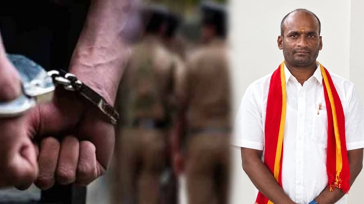 எங்கள் ஆட்சியில் என் மீது புகார் கொடுத்தவன் யார்? : காவல் நிலையத்தில் ரகளை செய்த த.வெ.க நிர்வாகி!